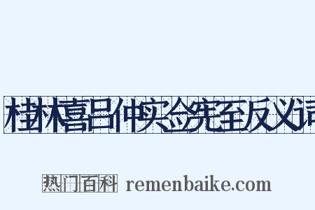 桂林喜吕仲实佥宪至反义词是什么意思的图片